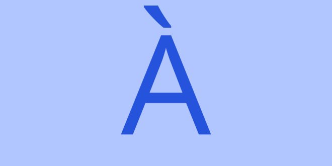a-majuscule-accent